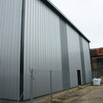 Construction of new steel framed buildings