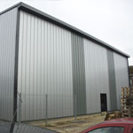 Construction of new steel framed buildings