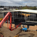 Construction of new steel framed buildings