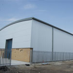 Construction of new steel framed buildings