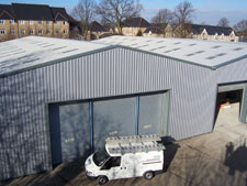 Industrial building refurbishment, roofing and cladding